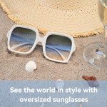 Dollger Oversized Square Sunglasses for Women & Men