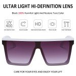 Oversized Square Sunglasses for Men and Women