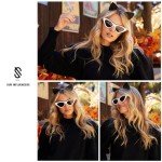 SOJOS Retro Cat Eye Sunglasses for Women