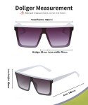 Oversized Square Sunglasses for Men and Women
