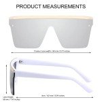 Oversized Square Sunglasses for All - 2 Pack