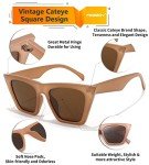 FEISEDY Vintage Cat Eye Sunglasses for Women
