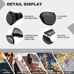 Trendy Polarized Sunglasses for Women with UV400 Protection