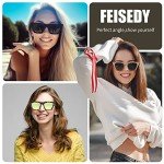 FEISEDY Vintage Cat Eye Sunglasses for Women