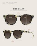 WearMe Pro Polarized Round Retro Women's Sunglasses