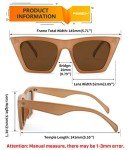 FEISEDY Vintage Cat Eye Sunglasses for Women