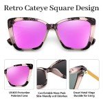Trendy Polarized Cat Eye Sunglasses for Women