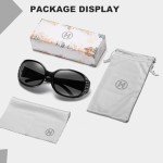 Trendy Polarized Sunglasses for Women with UV400 Protection