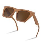 FEISEDY Vintage Cat Eye Sunglasses for Women