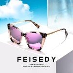 Trendy Polarized Cat Eye Sunglasses for Women