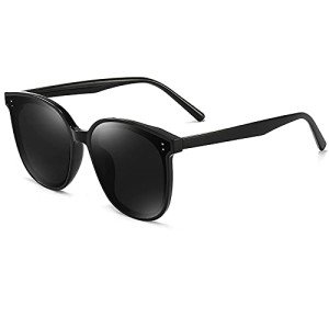 Trendy Oversized Square Polarized Cat Eye Sunglasses