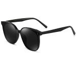 Trendy Oversized Square Polarized Cat Eye Sunglasses