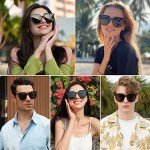 Trendy Oversized Square Polarized Cat Eye Sunglasses