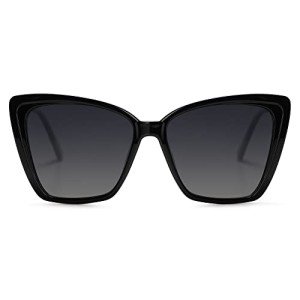 SOJOS Women's Oversized Polarized Cat Eye Sunglasses