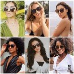SOJOS Women's Oversized Polarized Cat Eye Sunglasses