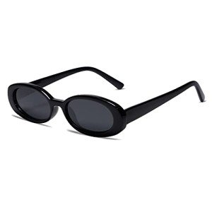 VANLINKER Retro Oval 90s Polarized Sunglasses