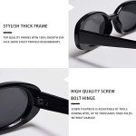 VANLINKER Retro Oval 90s Polarized Sunglasses