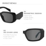 Trendy Vintage 90s Rectangle Sunglasses for All