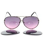 Porsche Design Silver Sunglasses - 66mm