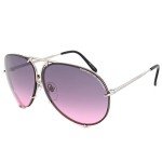 Porsche Design Silver Sunglasses - 66mm