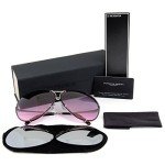 Porsche Design Silver Sunglasses - 66mm