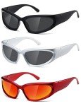 Kimorn Polarized Wrap Around Sunglasses for All