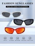 Kimorn Polarized Wrap Around Sunglasses for All