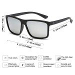 Polarized Vintage Rectangular Sunglasses for Men/Women