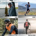 Trendy Polarized Wrap Around Silver Sports Sunglasses