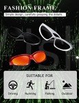 Kimorn Polarized Wrap Around Sunglasses for All
