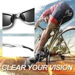 Trendy Polarized Wrap Around Silver Sports Sunglasses