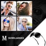 MXNX Polarized Aviator Sunglasses for Men & Women
