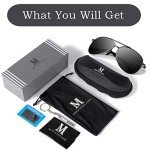 MXNX Polarized Aviator Sunglasses for Men & Women