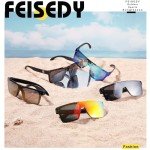 FEISEDY Polarized Oversized Square Sunglasses B2990