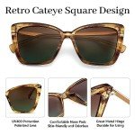 Trendy Polarized Cat Eye Sunglasses for Women