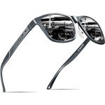 Retro Polarized Metal Frame Sunglasses for Men/Women