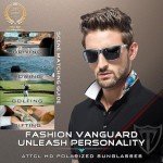 Retro Polarized Metal Frame Sunglasses for Men/Women