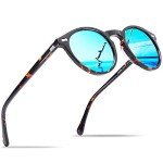 CARFIA Vintage Polarized Men's Sunglasses - UV400 Protection