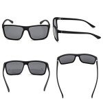 NIEEPA Men's Polarized Wayfarer Sunglasses - Black Frame