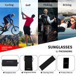 Retro Polarized Square Sunglasses for Men