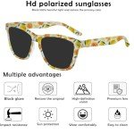 Miwasion Yellow Classic Polarized Sunglasses for All