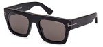 Tom Ford FAUSTO Matte Black/Smoke Sunglasses