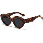 Chic Tortoise Oversized Cat Eye Sunglasses