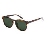 SOJOS Vintage Polarized Sunglasses in Tortoise/Green