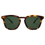 SOJOS Vintage Polarized Sunglasses in Tortoise/Green
