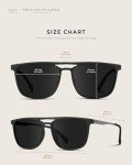 WearMe Pro Polarized Double Bar Sunglasses for All