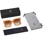 SOJOS Retro Oversized Square Sunglasses for Women
