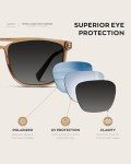 WearMe Pro Polarized Double Bar Sunglasses for All