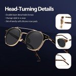 Pedro Vintage Tortoise Black Sunglasses for Men