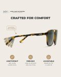 WearMe Pro Polarized Men's Double-Bridge Sunglasses